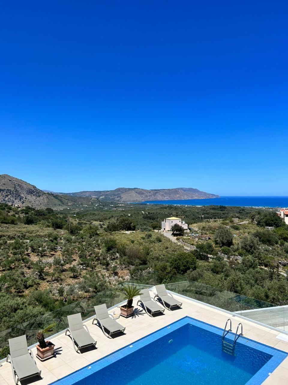 Villa Vuna - Private Pool -Sea View Χανιά Εξωτερικό φωτογραφία