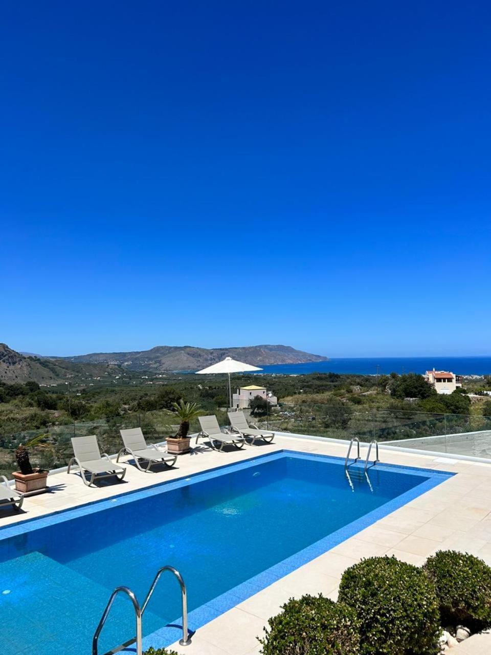 Villa Vuna - Private Pool -Sea View Χανιά Εξωτερικό φωτογραφία